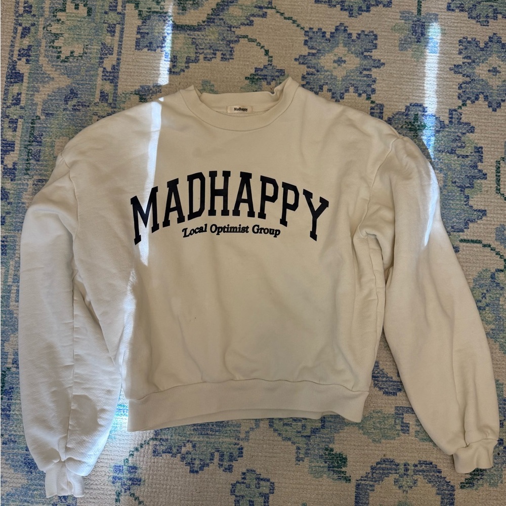 Madhappy Cream Crewneck Sweatshirt